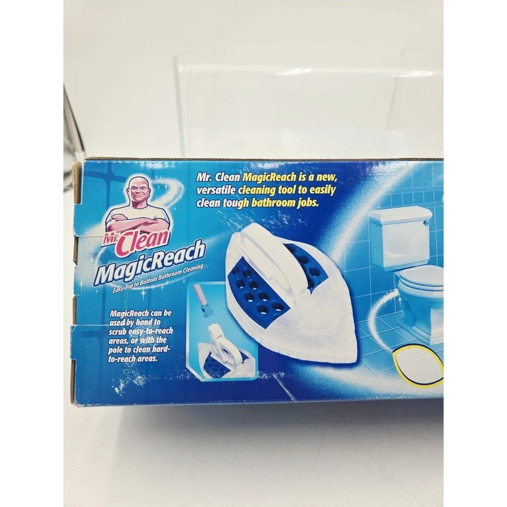 NEW Mr Clean Magic Reach All In One Cleaning Tool Starter Kit Detachable Pole